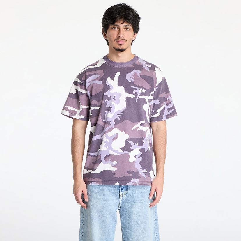 Футболка Patta Patta Basic Woodland Camo T-Shirt Фіолетовий | POC-BS25-1000-294-0003-184