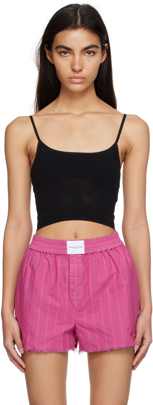 Безрукавка Alexander Wang Cropped Camisole чорний | 4KC2231010