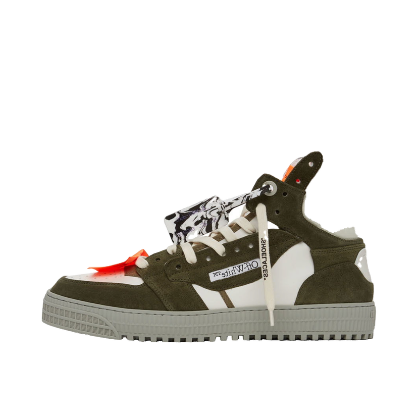 Кросівки та взуття Off-White Off Court 3.0 High-Top Зелений | OMIA065F21LEA0036310