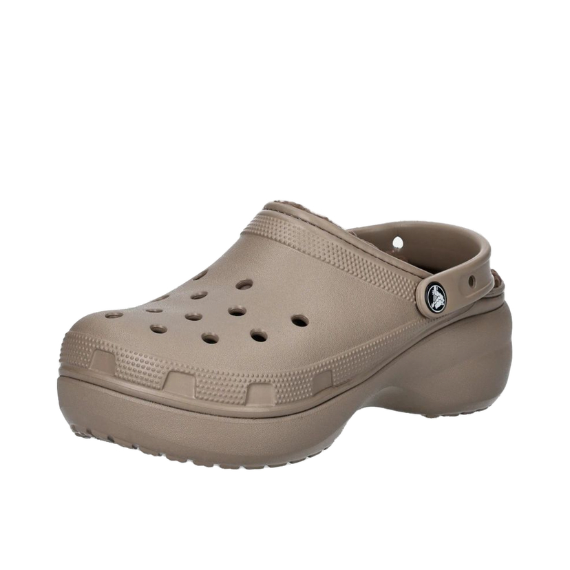Кросівки та взуття Crocs Platform Lined Clogs Коричневий | 207938.197