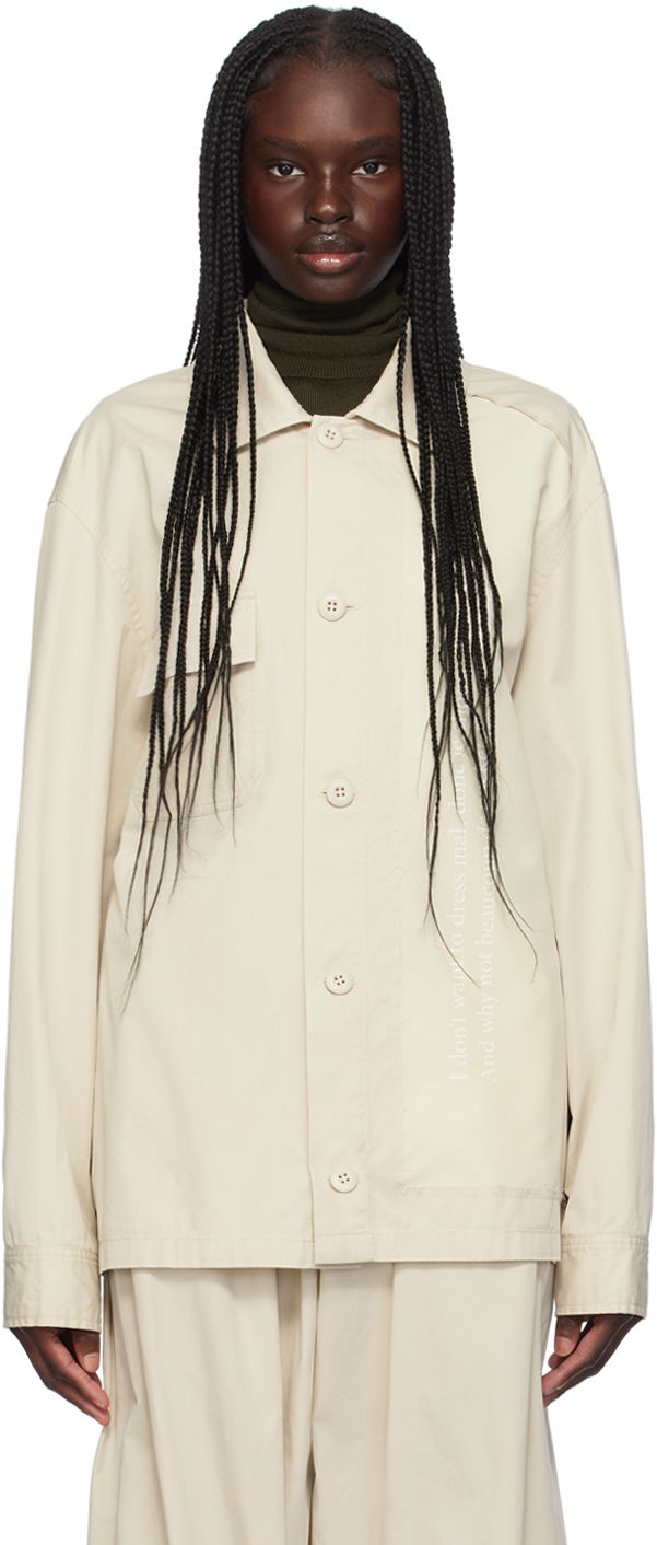 Сорочка Maison Margiela Paneled Jacket бежевий | SH0AM0023 M35148