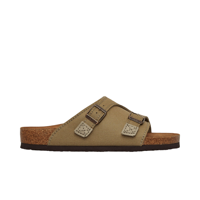 Кросівки та взуття Birkenstock Zürich Suede Canvas Sandals Зелений | 1028755
