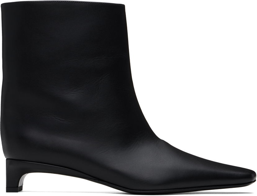 Догляд за взуттям Loulou de Saison Loulou de Saison Leather Ankle Boots чорний | CELINE