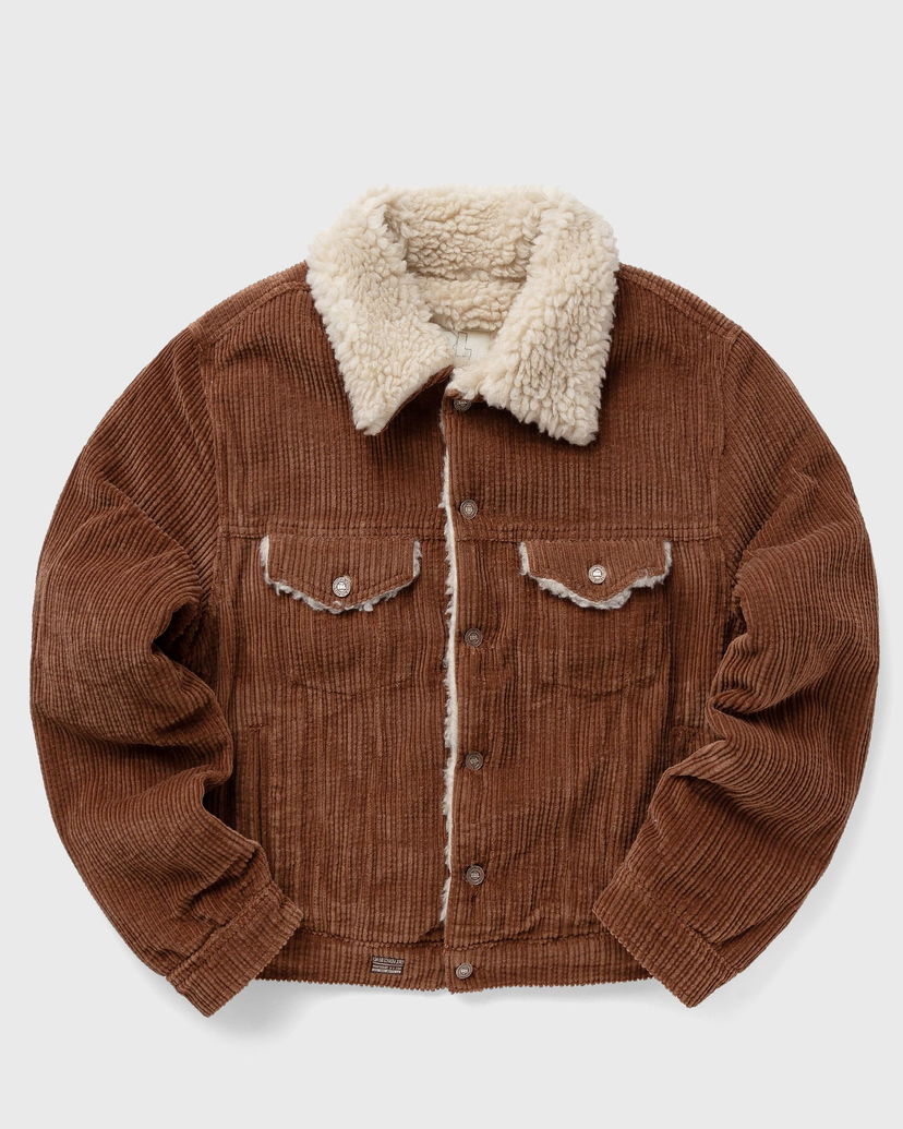 Куртка ERL Sherpa Corduroy Trucker Jacket Коричневий | ERL09J003