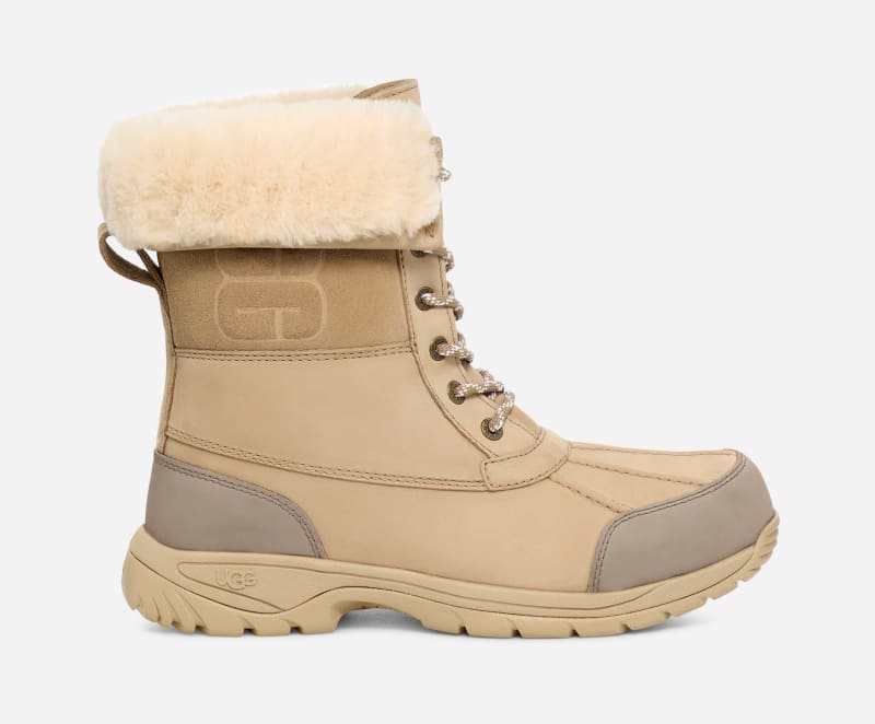 Одяг UGG ® Butte Logo Boot in Brown, бежевий | 1150010-MDSD, 0