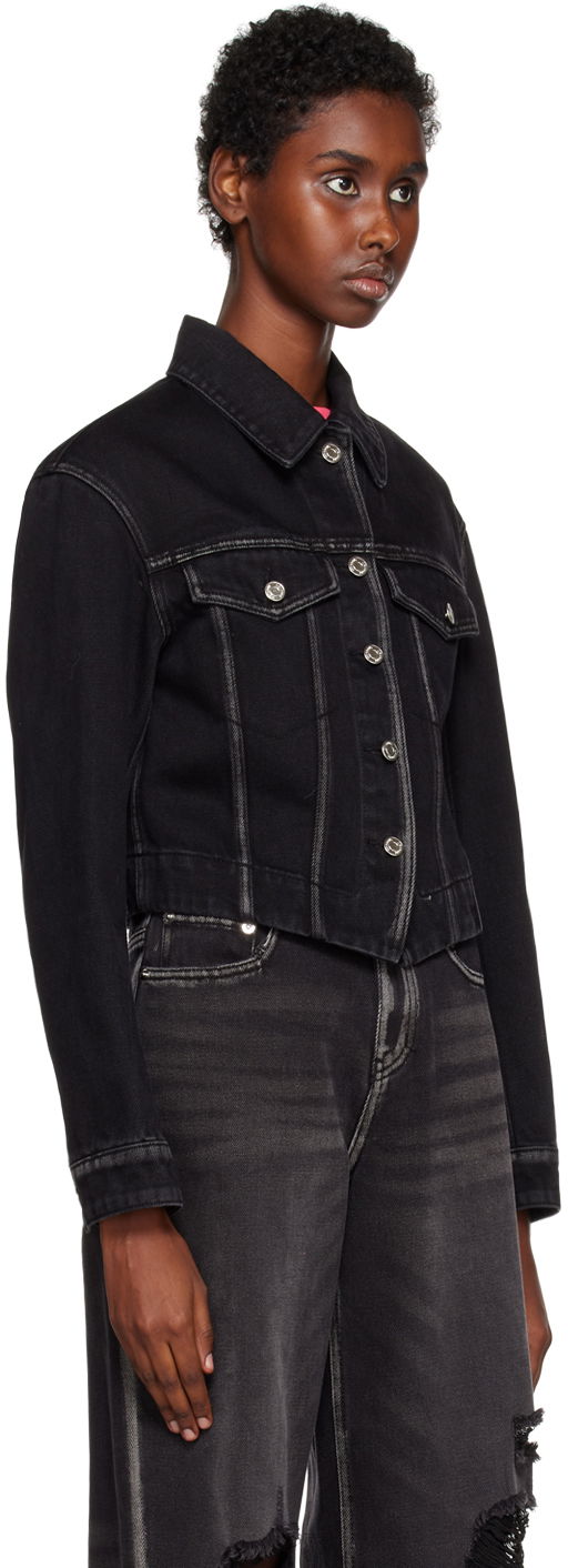 Куртка We11done We11done V-Line Denim Jacket чорний | WD-DJ3-22-330-W-BK, 1