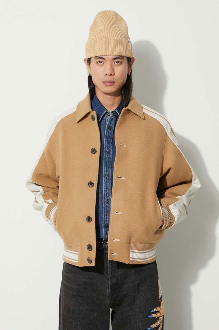 Куртка бомбер ADER ERROR Wool Blend Bomber Jacket Коричневий | BMADFWJK0501