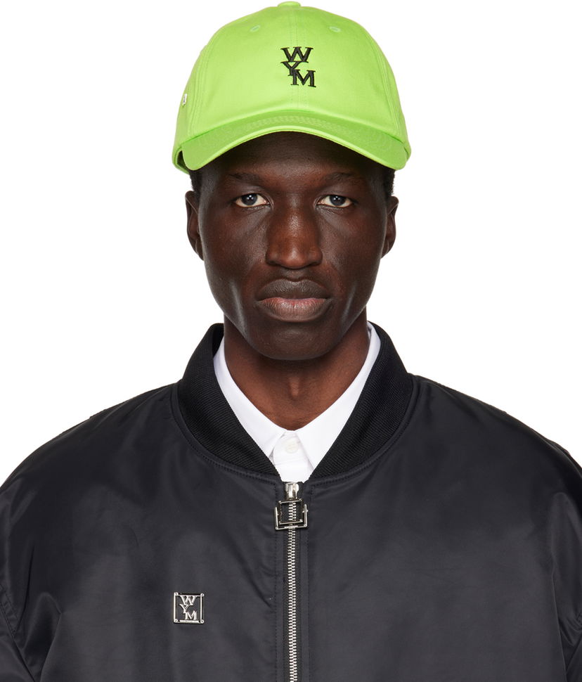Кепка WOOYOUNGMI WOOYOUNGMI Embroidered Baseball Cap Зелений | W231AC51