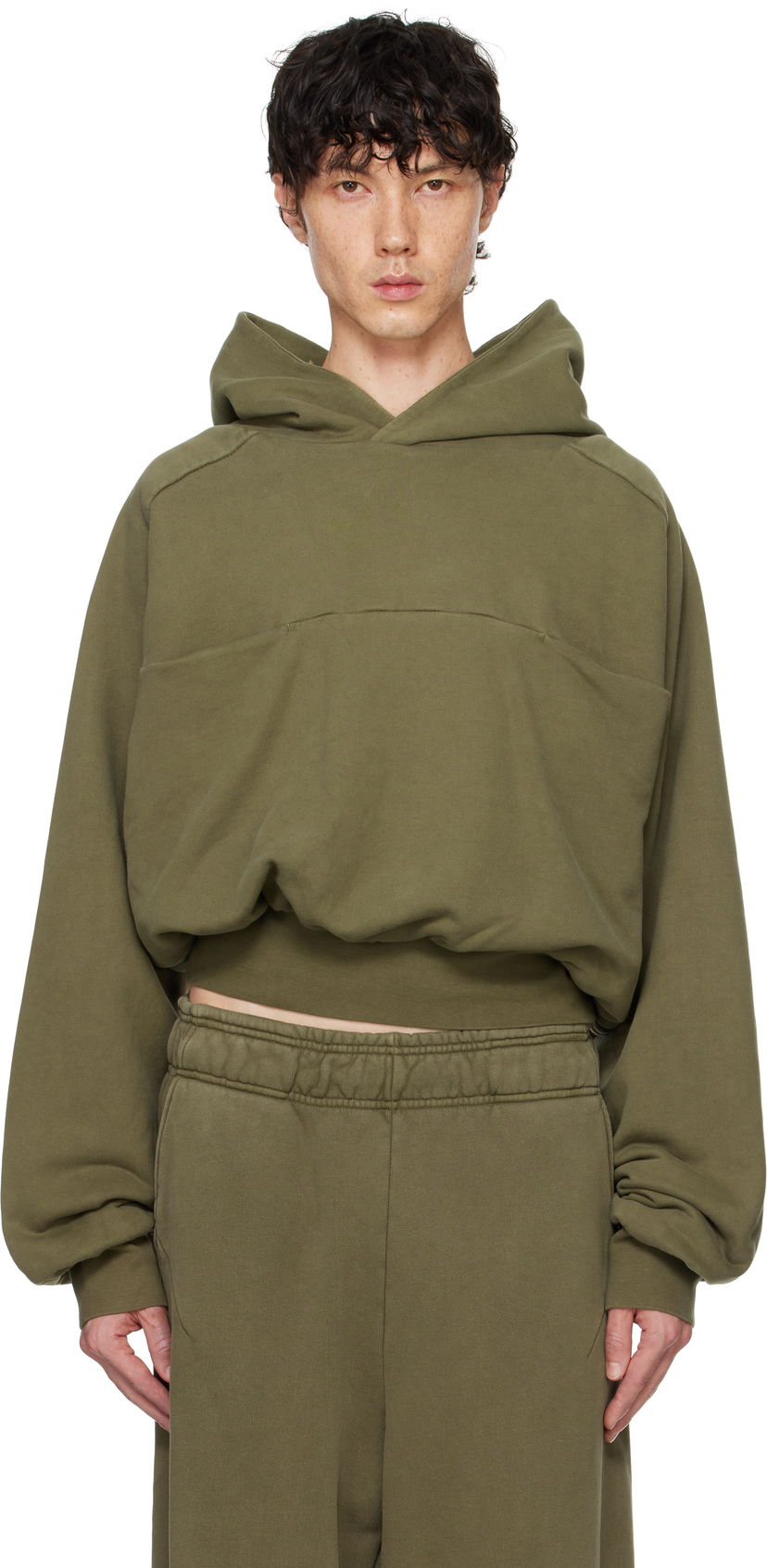 Світшоти Entire Studios Double Double Hoodie Зелений | ES2367MI