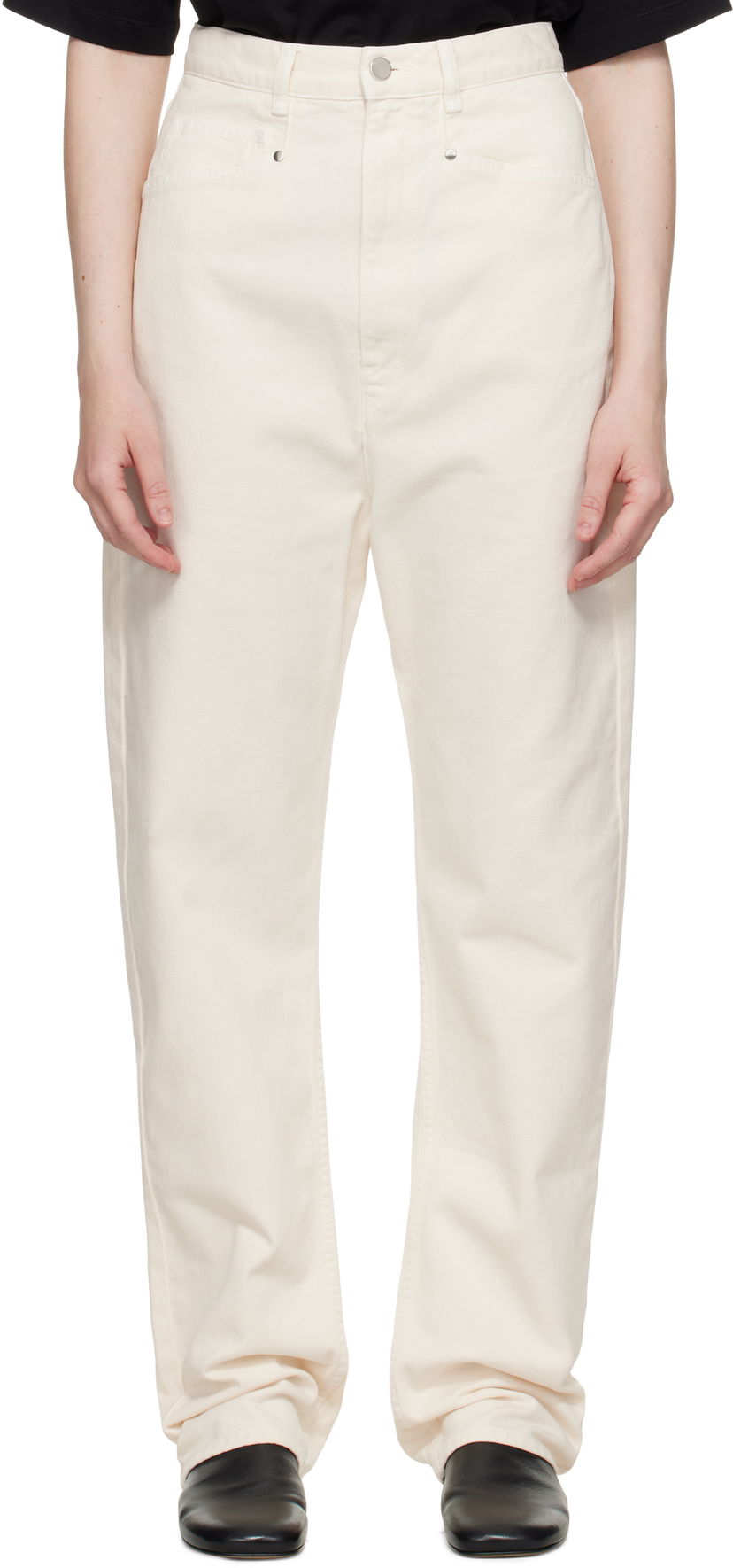 Джинси LEMAIRE Lemaire Dropped Crotch Jeans білий | PA1199 LD1034