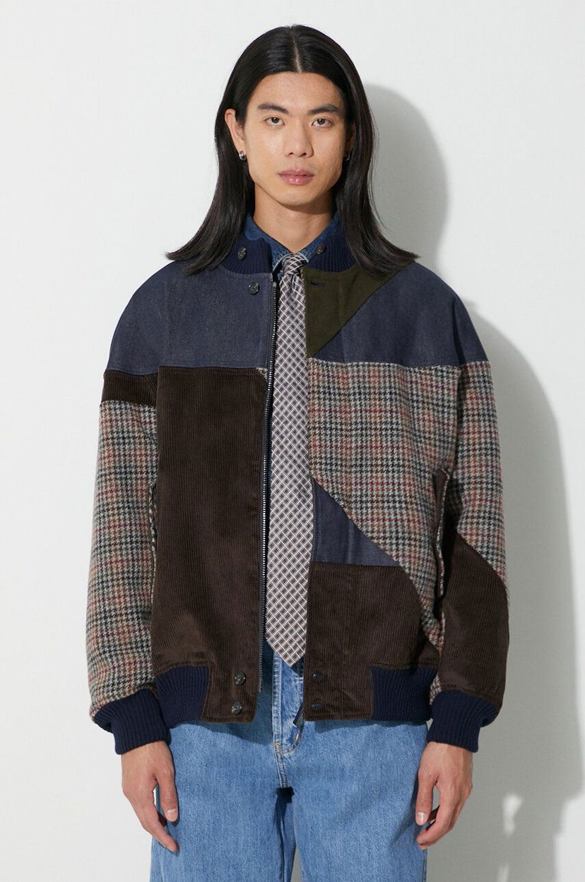 Куртка бомбер Baracuta Patchwork Bomber Jacket Коричневий | BRCPS0986