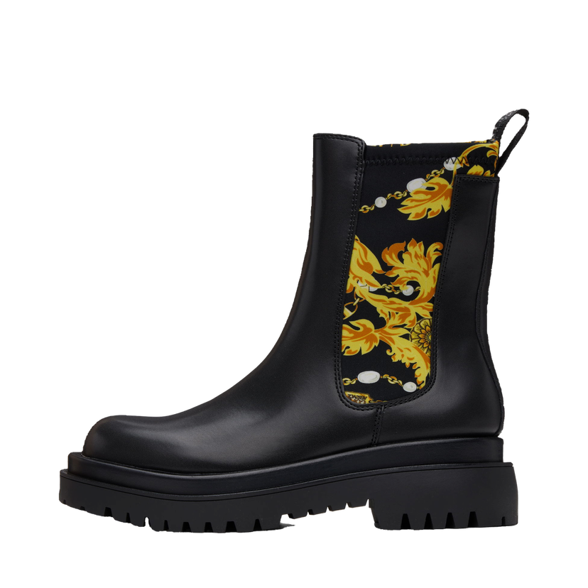 Кросівки та взуття Versace Drew Ankle Chelsea Boots чорний | E77VA3S60_EZS867