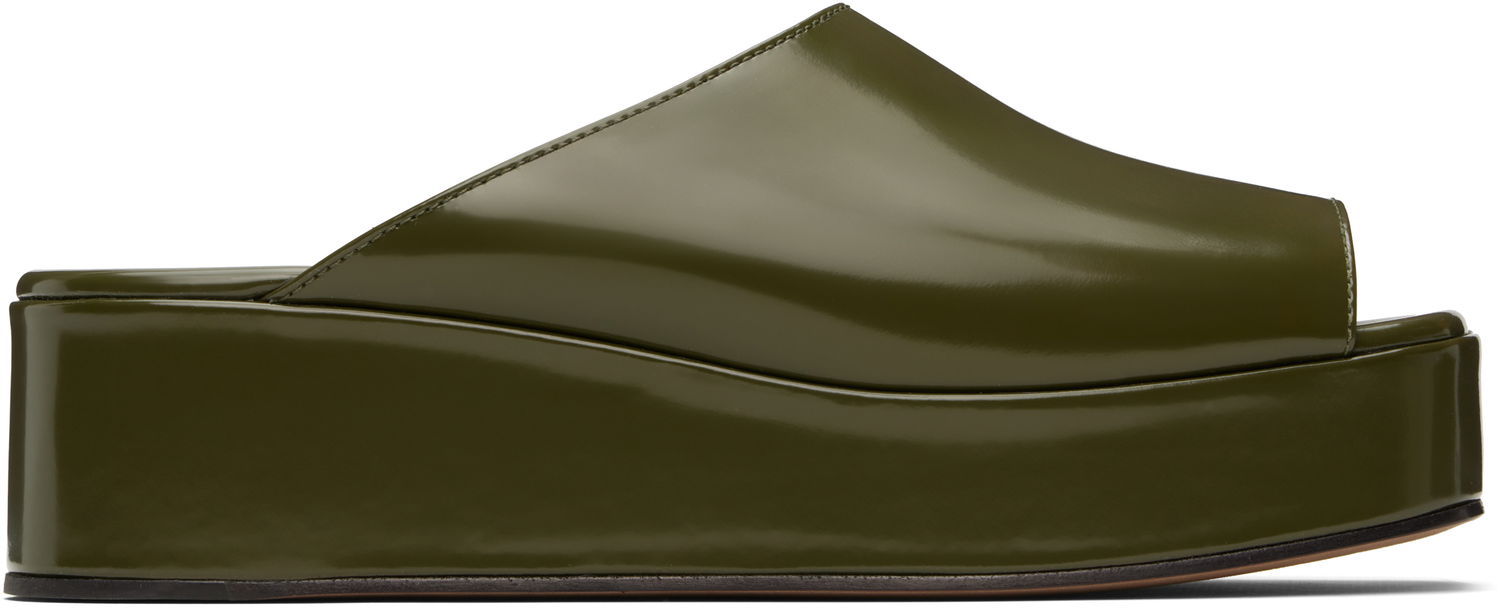 Аксесуари The Row The Row Emi Flatform Sandals Зелений | F1597-L604, 0