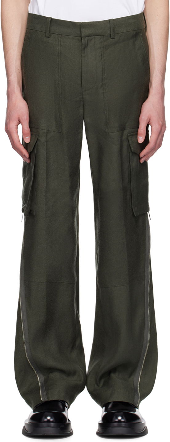 Штани карго Helmut Lang Expansion Panel Cargo Pants Зелений | O04HM202