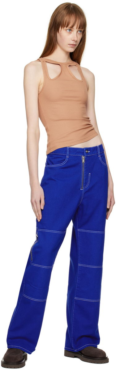 Безрукавка Dion Lee Tan Shift Loop Tank Top бежевий | C3080F22, 3