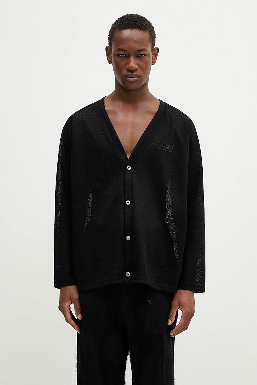Cветр Needles Needles V-Neck Cardigan чорний | QV347