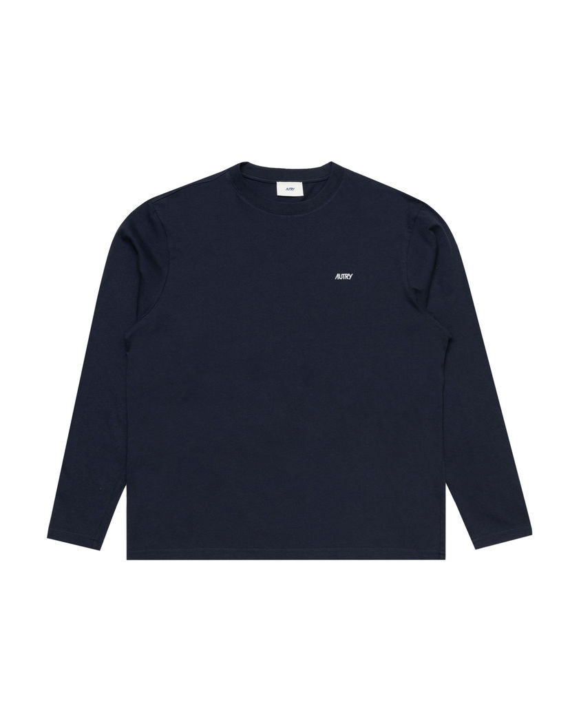 Футболка Autry Autry Long Sleeve T-Shirt темно-синій | LSPXA6JB