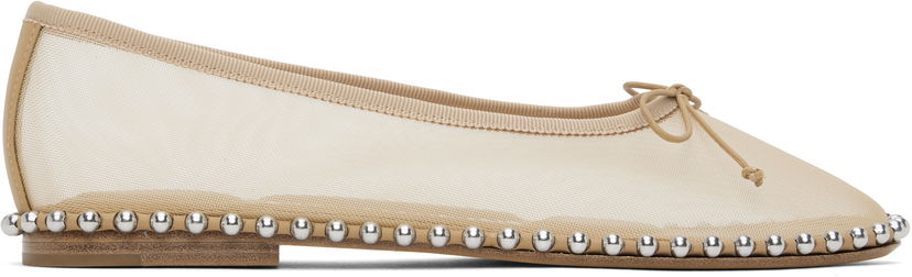 Одяг Alexander Wang Alexander Wang Lina Ballchain Ballerina Flats бежевий | 30125F046