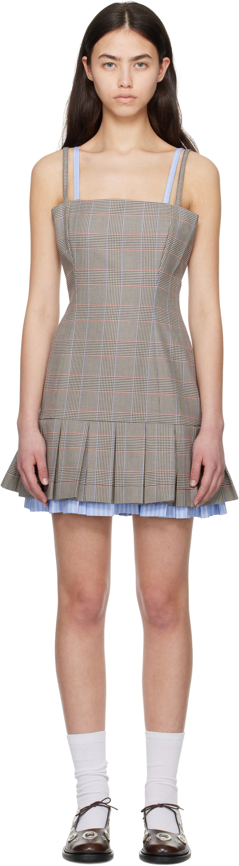 плаття Charles Jeffrey Loverboy Charles Jeffrey LOVERBOY Pleated Minidress Різнокольоровий | 54060401