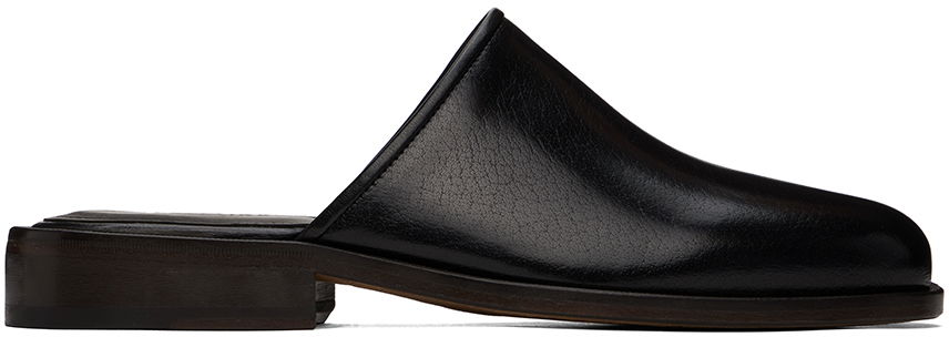 Кросівки та взуття LEMAIRE Square Toe Mules чорний | FO0061 LL0042, 0