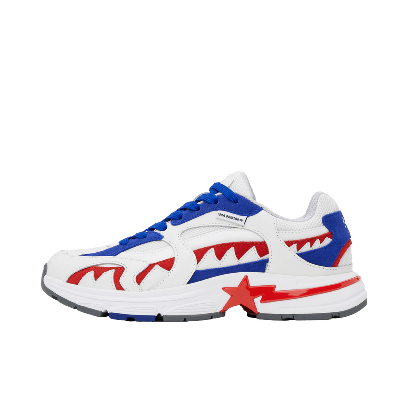 Кросівки та взуття BAPE A Bathing Ape Shark STA UK M1 білий | 001FWK201308M