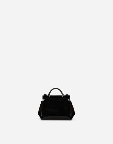 Сумочка Dolce & Gabbana Dolce & Gabbana Mini Sicily Patent Leather Bag чорний | EB0003A106780999, 2
