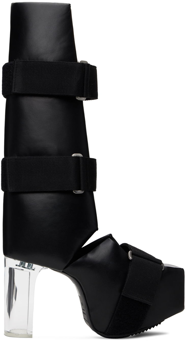 Одяг Rick Owens Rick Owens Open Splint Kiss Boots чорний | RR01D3827 LGEGR0