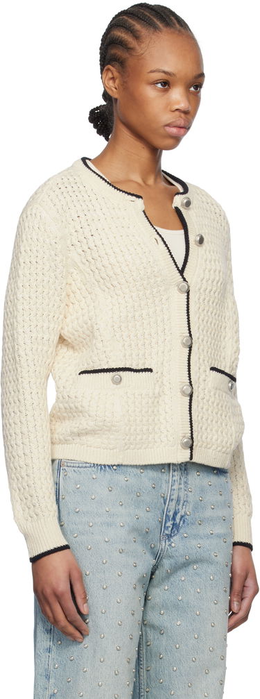 Cветр rag & bone Rag & Bone Daria Knit Cardigan темно-синій | WAS24P045SD45, 4