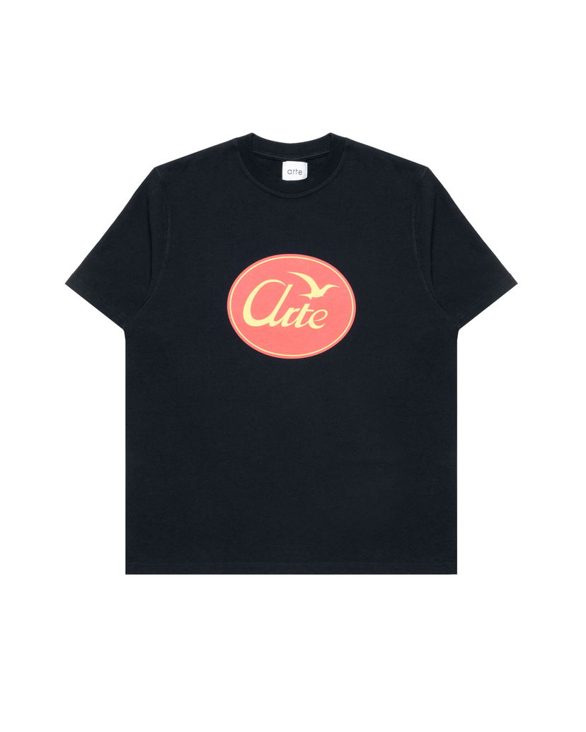 Футболка Arte Antwerp Arte Antwerp Big Circled Bird Logo T-Shirt темно-синій | SS25-100T