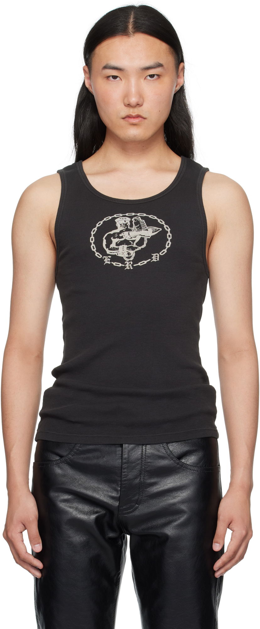 Безрукавка Enfants Riches Déprimés Enfants Riches Déprimés Enfant En Chaine Graphic Tank Top чорний | 010-838