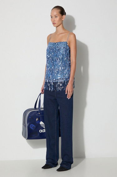 Безрукавка Samsoe Samsoe Sequined Fringe Cami Top by Samsoe Samsoe Синій | F23200094, 1