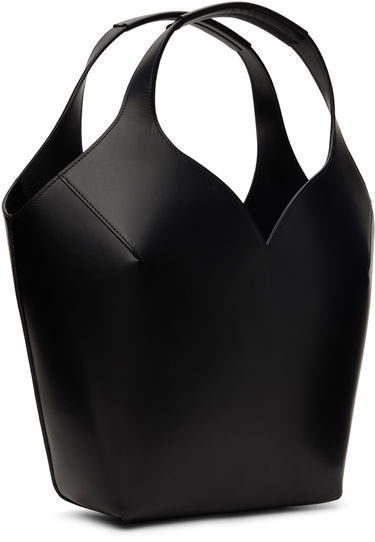 сумка-тоут We11done Small Dart Touch Leather Bag чорний | WD-AB0-24-493-U-BK, 1