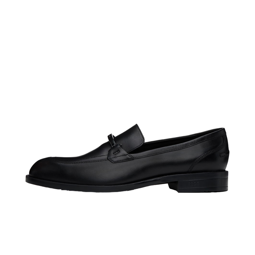 Кросівки та взуття BOSS Logo Hardware Loafers чорний | 50523059