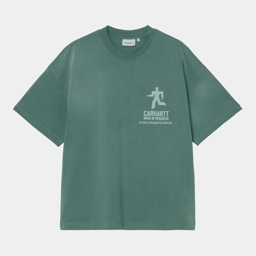 Футболка Carhartt WIP Carhartt WIP Distance Short Sleeve T-Shirt Зелений | I035449_9