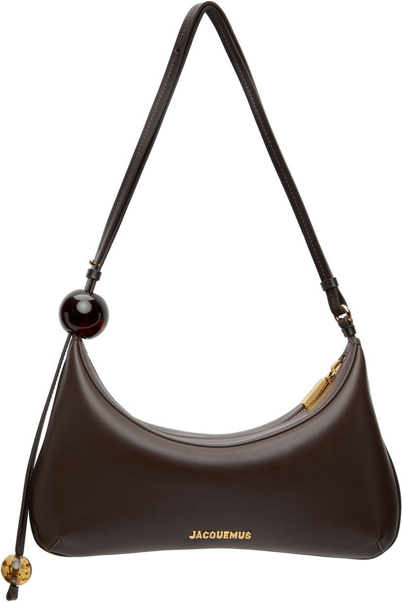 Сумка Jacquemus Jacquemus 'The large Bisou Perle' Shoulder Bag Коричневий | 25E251BA410-3171