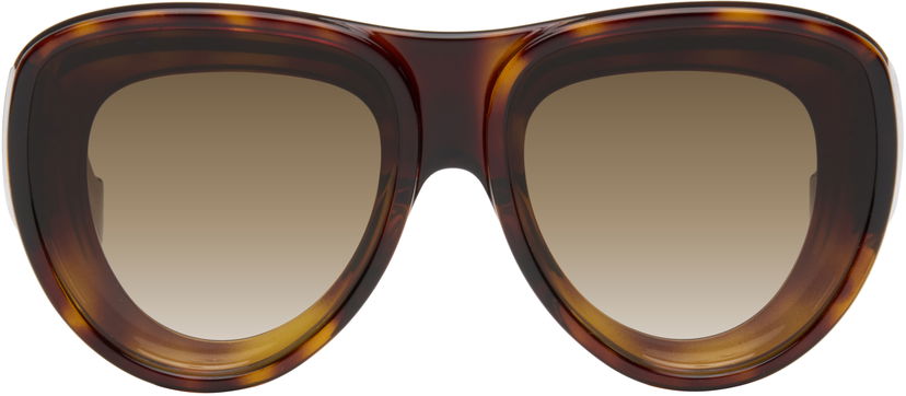 Сонцезахисні окуляри Loewe Loewe Aviator Sunglasses Коричневий | LW40170UW6152F 192337236099