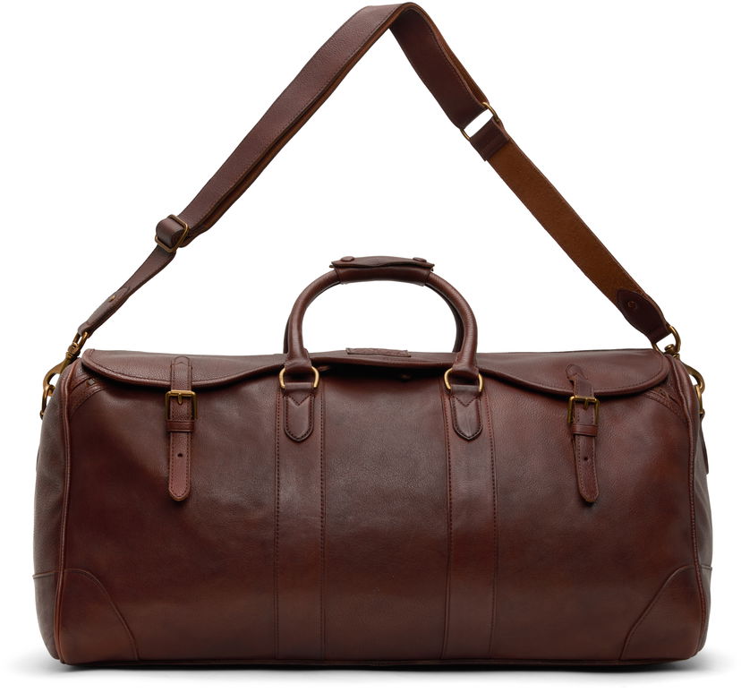 Дорожня сумка Polo by Ralph Lauren Ralph Lauren Heritage Leather Duffle Bag Коричневий | 405946034001