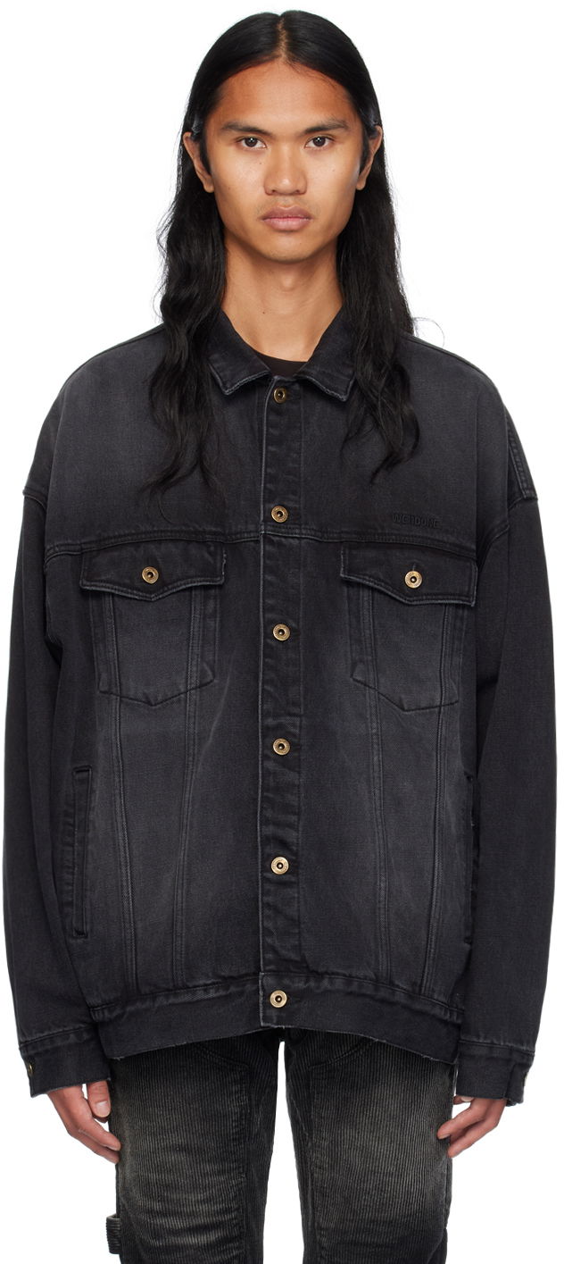 Куртка We11done Oversized Denim Jacket чорний | WD-DJ2-24-353-U-BK