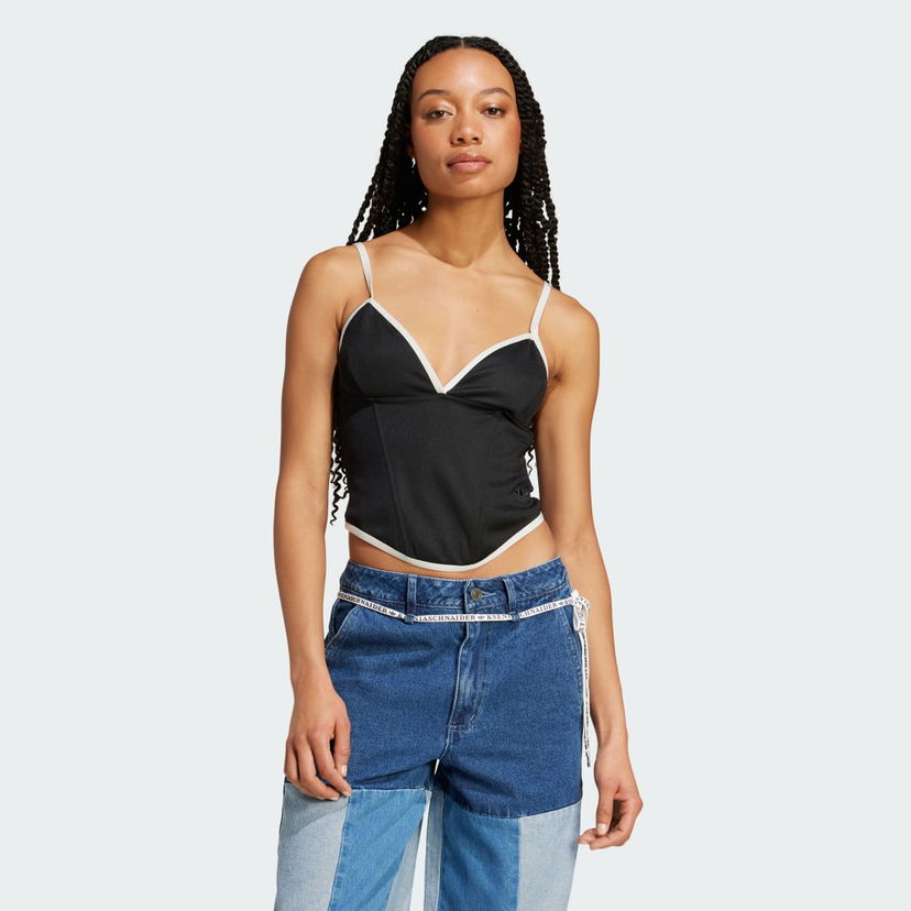 Безрукавка adidas Performance Atlanta Cut Line Corset чорний | IW5675
