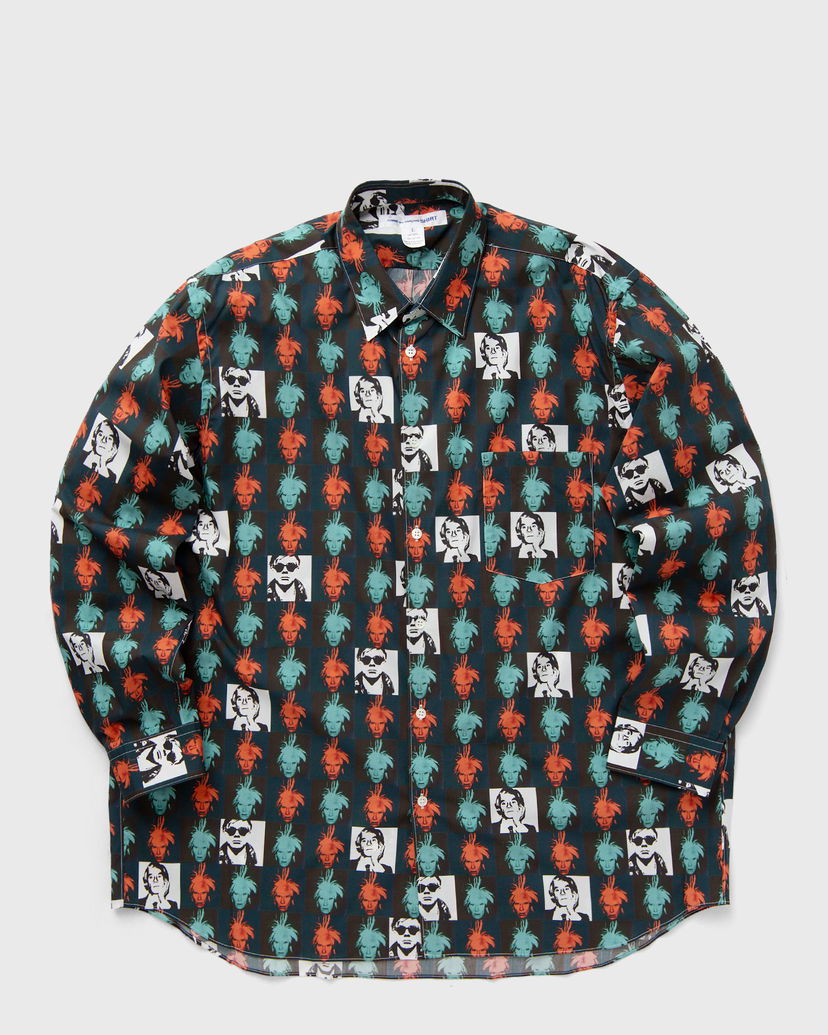 Сорочка Comme des Garçons Warhol Print Button-Down Shirt Різнокольоровий | FM-B001-S24-1