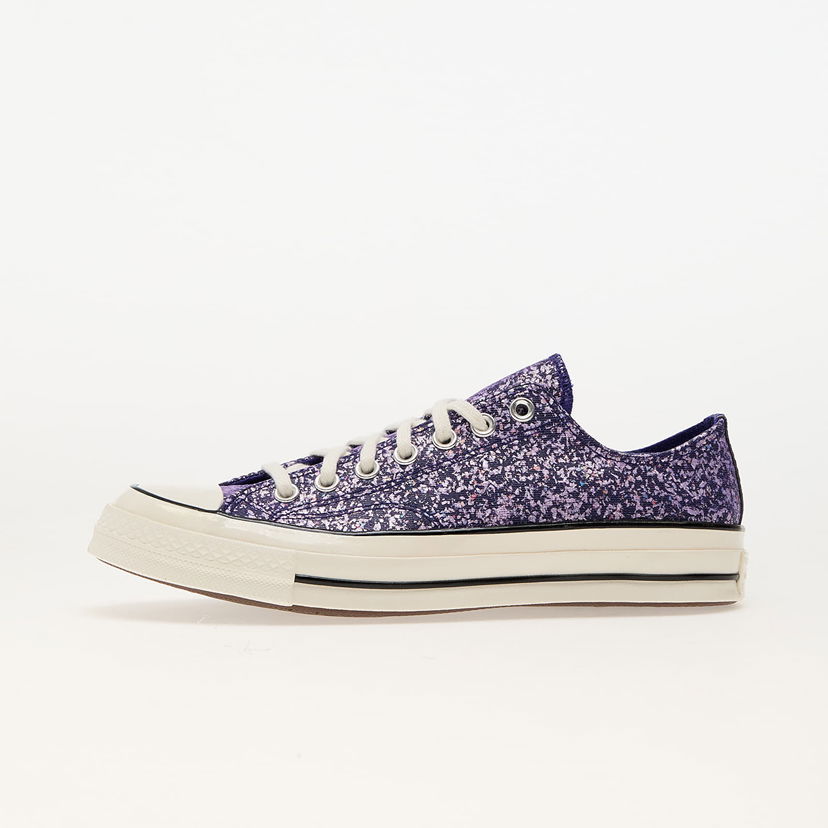 Кросівки та взуття Converse Chuck 70 Glitter Night Indigo/ Egret/ Black Сірий | A11134C
