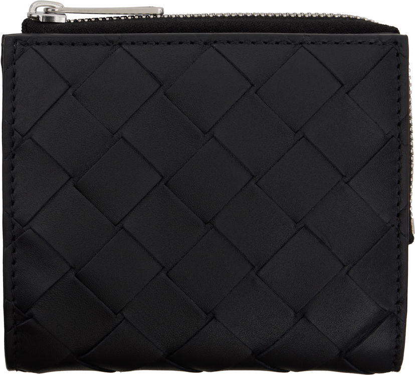 Гаманець Bottega Veneta Bottega Veneta Intrecciato Bi-Fold Wallet чорний | 775546VCPQ48803