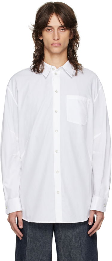 Сорочка Helmut Lang Helmut Lang Apex Oversized Shirt білий | O06HM599, 0