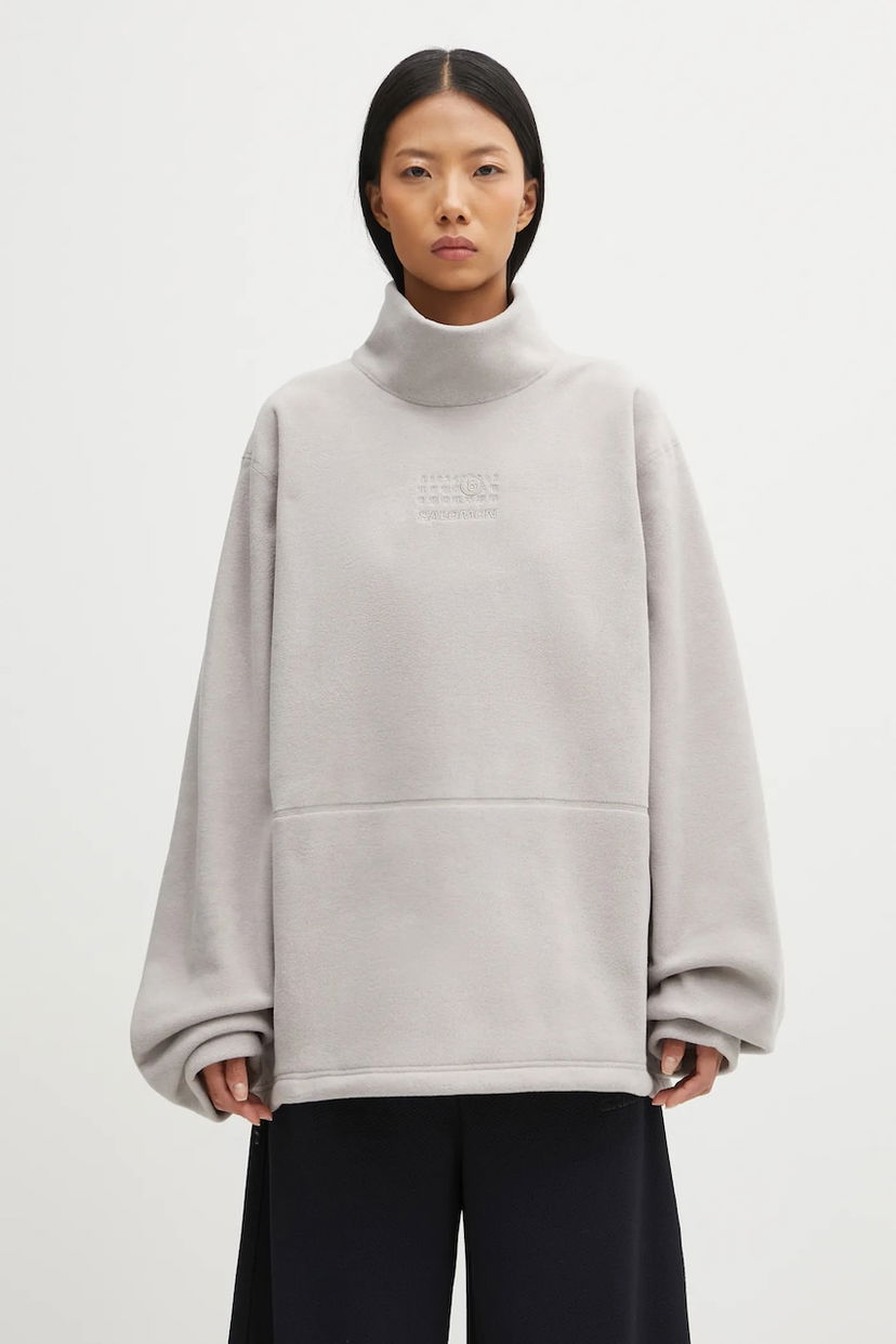 Світшоти Maison Margiela MM6 Maison Margiela x Salomon Smooth Fleece Turtleneck Sweatshirt Сірий | S52NH0035.M20140.858