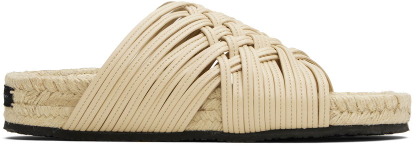 Кросівки та взуття Stella McCartney Stella McCartney Gaia Alter Mat Platform Sandals бежевий | 810531APADB0