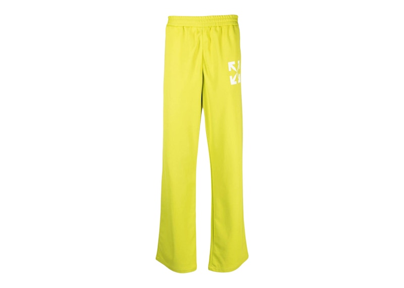 Спортивні штани Off-White Arrows-Motif Slim Fit Track Sweatpants Lime Green Зелений | OMCJ018S23FAB0015001, 0