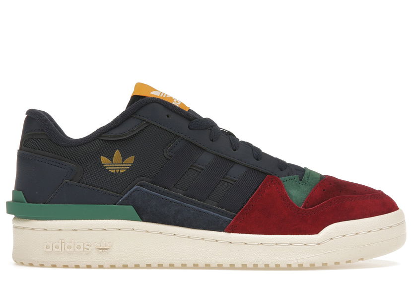 Кросівки та взуття adidas Originals adidas Forum Exhibit Low 2.0 Collegiate Navy Burgundy Green чорний | HQ7116