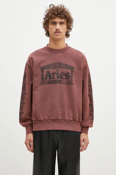 Світшоти Aries Aged Ancient Column Sweatshirt With Print Червоний | AR2003302, 0