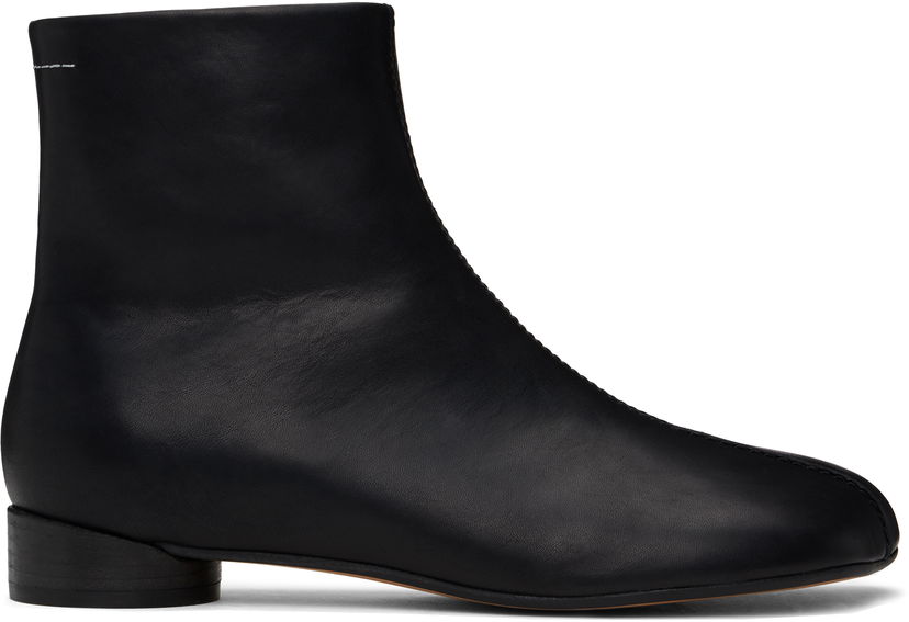 Кросівки та взуття Maison Margiela MM6 Maison Margiela Stitch-Out Ankle Boots чорний | SH1WU0010 P5000