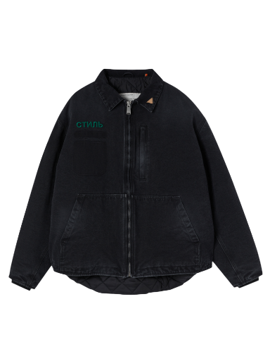 Куртка HERON PRESTON CTNMB Canvas Pockets Jacket чорний | HMEA062F22FAB0011057